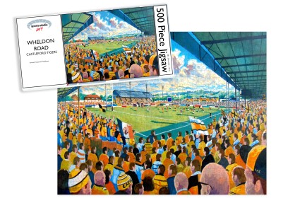 Wheldon Road Stadium Fine Art Jigsaw Puzzle - Castleford Tigers Rugby League